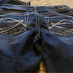 Silver dark  Bootcut jeans size 27. Smoke free home.